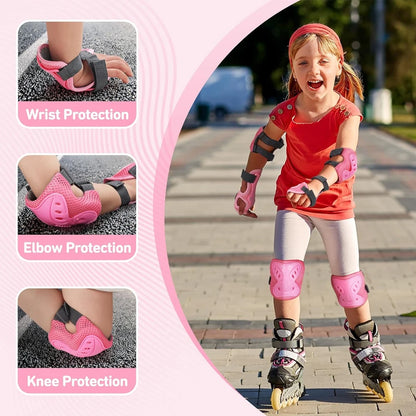 Kids Protective Gear Set – Safety Pads for Roller Skates & Bike
