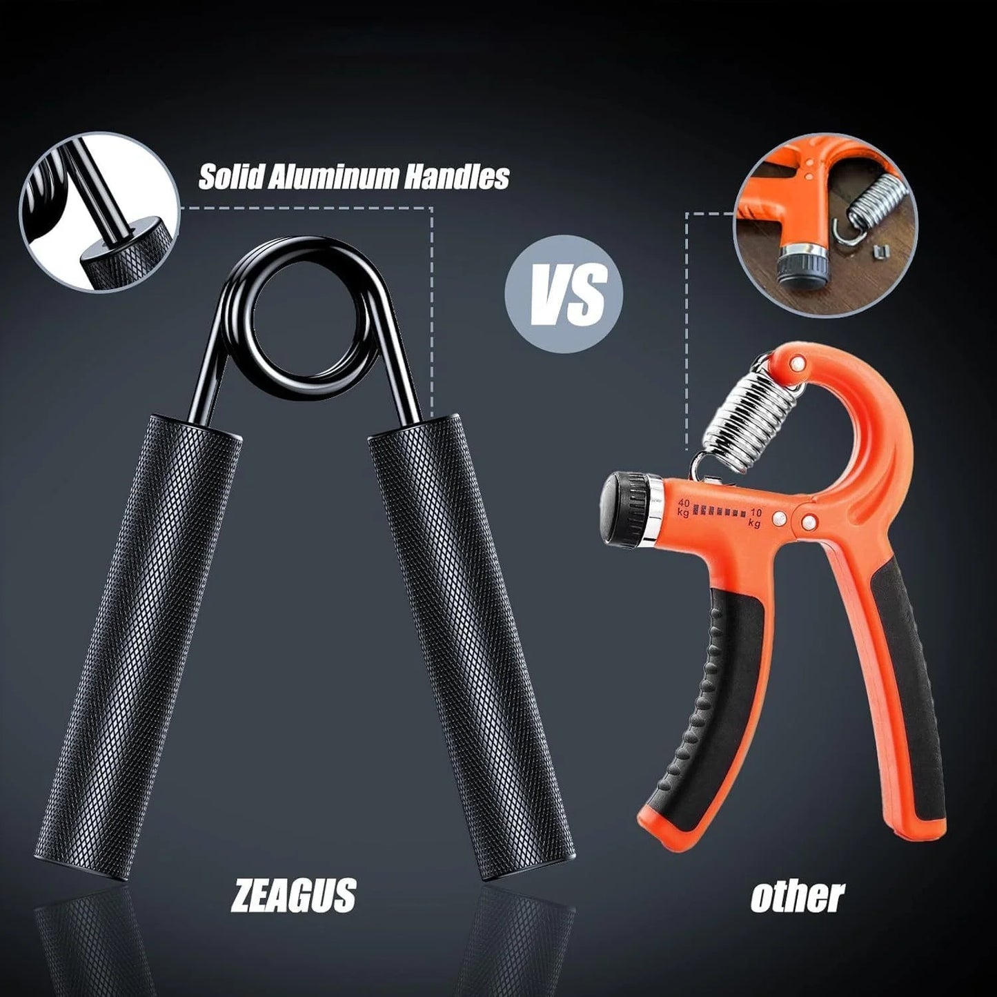 Metal Hand Grip Strength Trainer for Stronger Hands