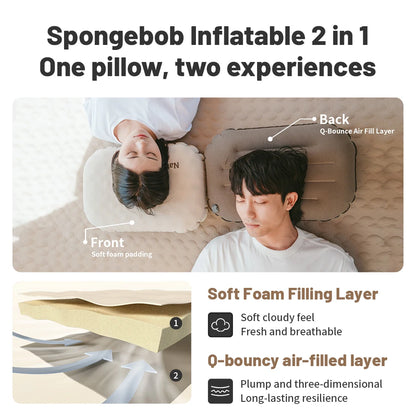 Ultralight Inflatable Camping Pillow Adjustable Comfort