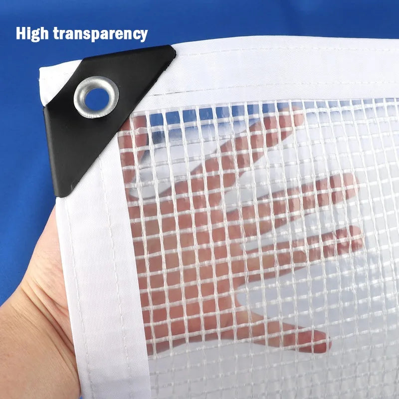 Transparent PE Tarpaulin Rainproof Cloth Cover