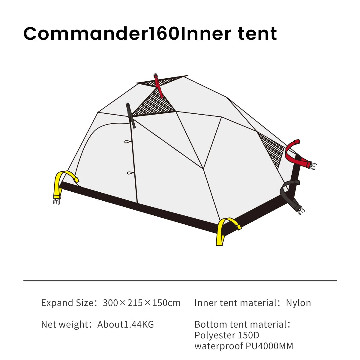 MOBI GARDEN Dome Tent – Waterproof & Windproof Shelter
