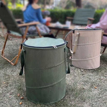 Foldable Outdoor Camping Trash Can – Large Storage Box