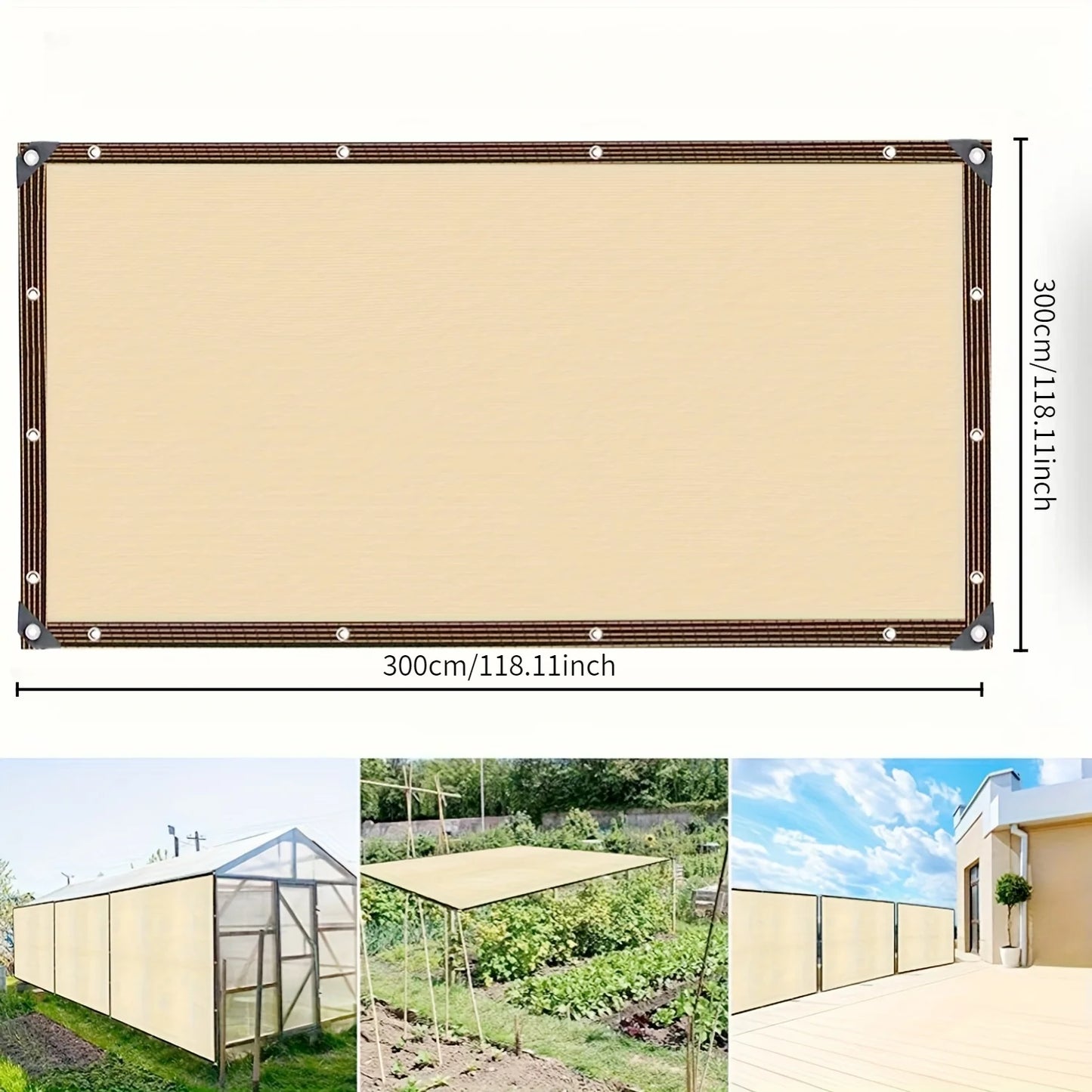 Sun Shade Cloth UV Protection for Backyard & Garden