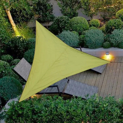 Triangle Sun Shade Sail Waterproof UV Protection Canopy