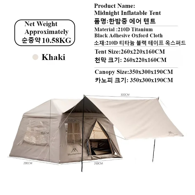 Waterproof 2-5 Person Outdoor Camping Tent – Quick Setup & UV Protection