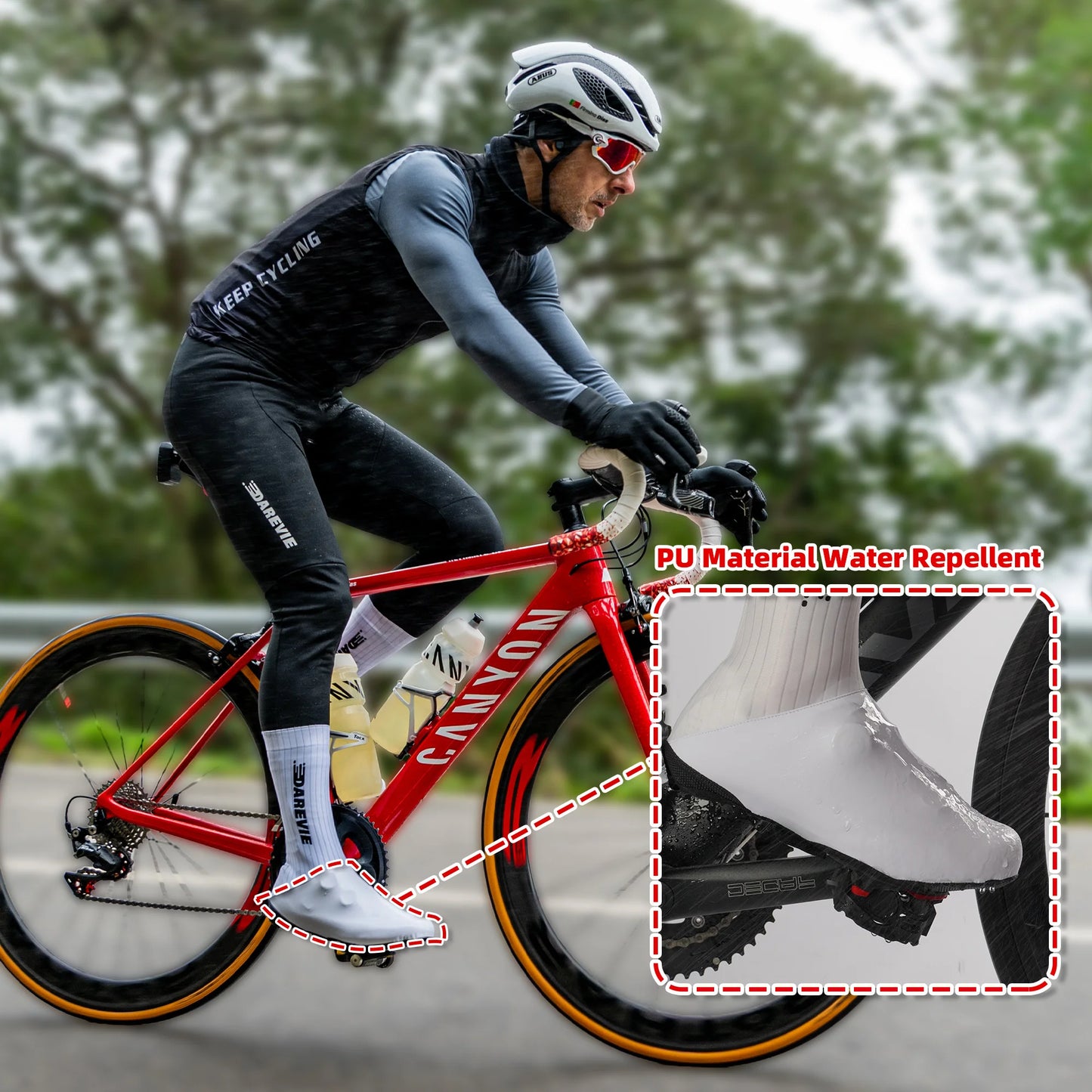 Waterproof Cycling Shoe Covers for Wind Protection