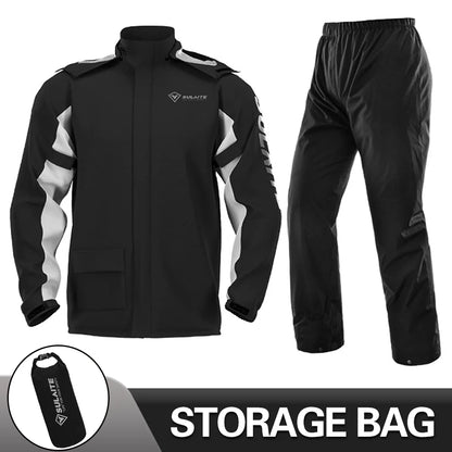 Waterproof Motorcycle Rain Suit for All-Weather Riding