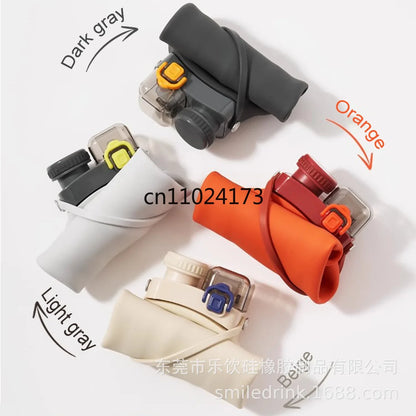 600ml Collapsible Water Bottle – Safe & Portable for Outdoors