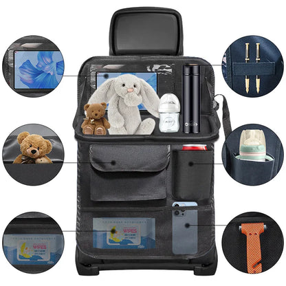 Car Seat Back Organizer – Multi Pocket Travel Storage