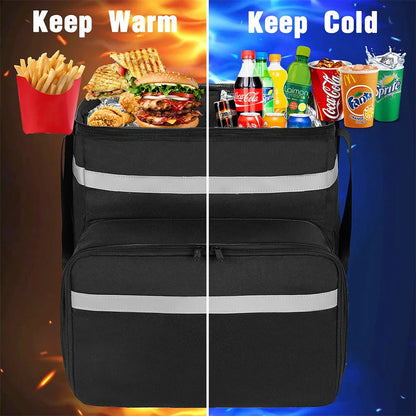 56L Thermal Food Delivery Backpack – Keeps Meals Fresh