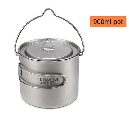 Titanium Camping Cup Pot Ultralight for Hiking & Backpacking