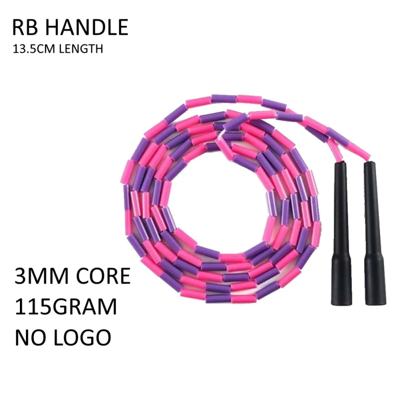 NEVERTOOLATE Beaded Freestyle Jump Rope – Durable & Smooth