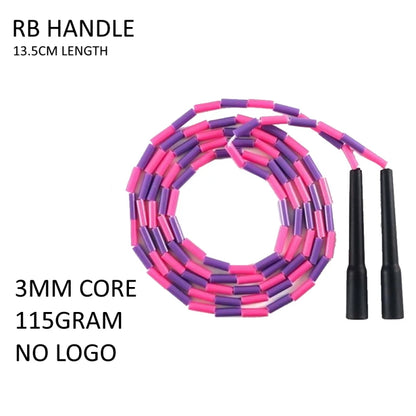 NEVERTOOLATE Beaded Freestyle Jump Rope – Durable & Smooth