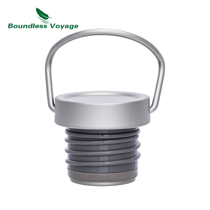 Titanium Wide Mouth Water Bottle – Durable & Lightweight
