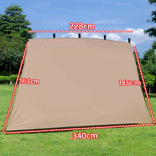 3.65m Canopy Side Wall – Waterproof & Sun Protection