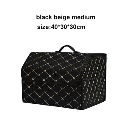 Car Trunk Organizer Box – Foldable Large Capacity Storage