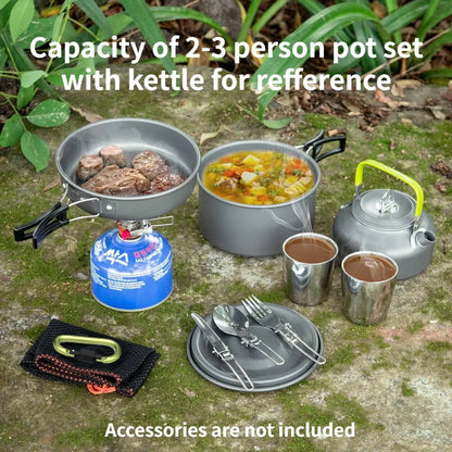 Camping Cookware Set for Lightweight Outdoor Cooking