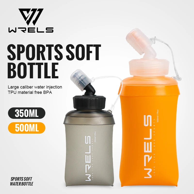 Foldable BPA-Free Water Bottle 350ml/500ml for Running