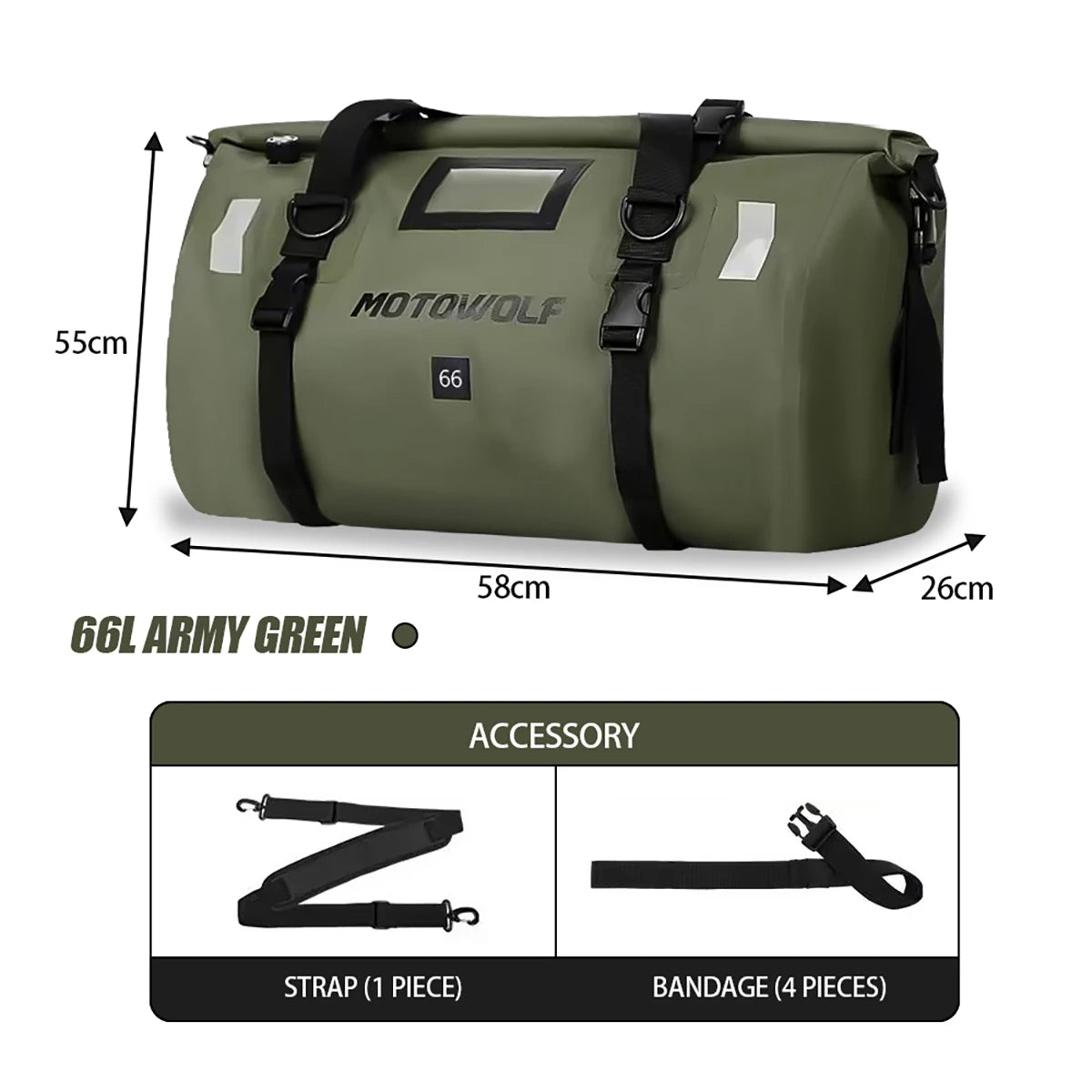 Motorcycle Waterproof Dry Bag – Secure & Expand Storage