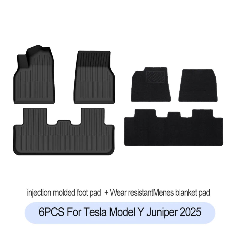 Tesla Model Y Floor Mats 2025 Waterproof Full Protection