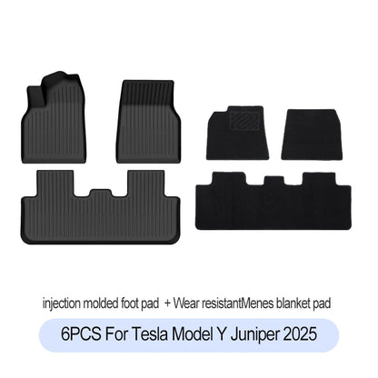 Tesla Model Y Floor Mats 2025 Waterproof Full Protection