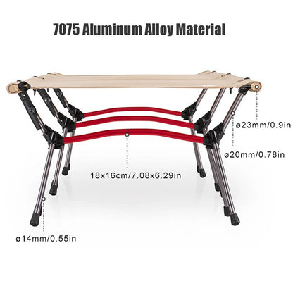 Camping Cot Ultralight Folding Bed for Elevated Comfort