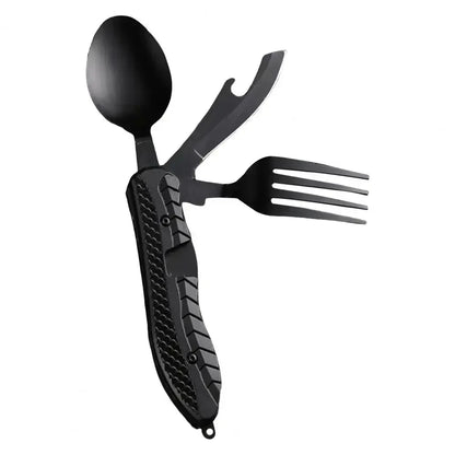 Three-in-One Camping Cutlery Set – Foldable & Ergonomic