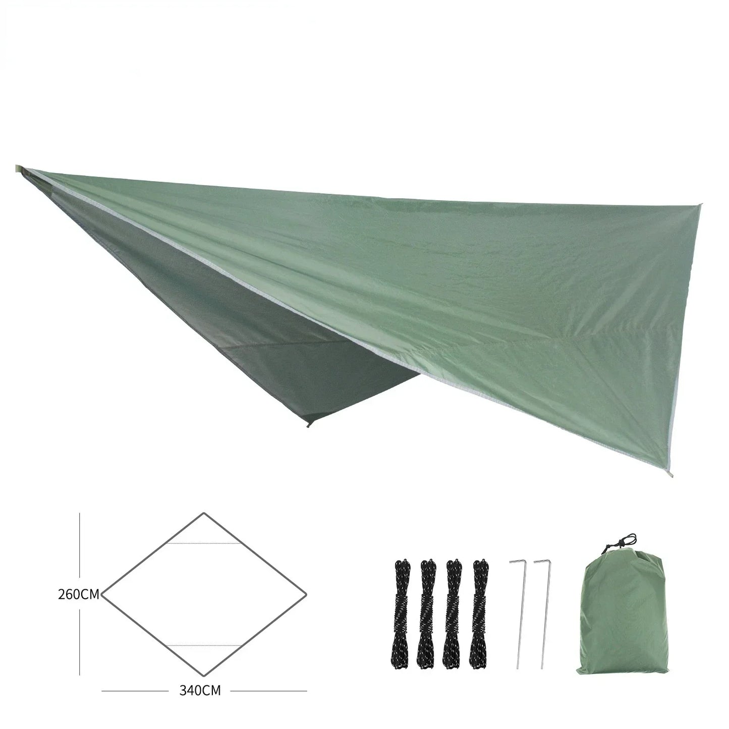 Waterproof Camping Tarp Tent Shade – Instant Outdoor Shelter
