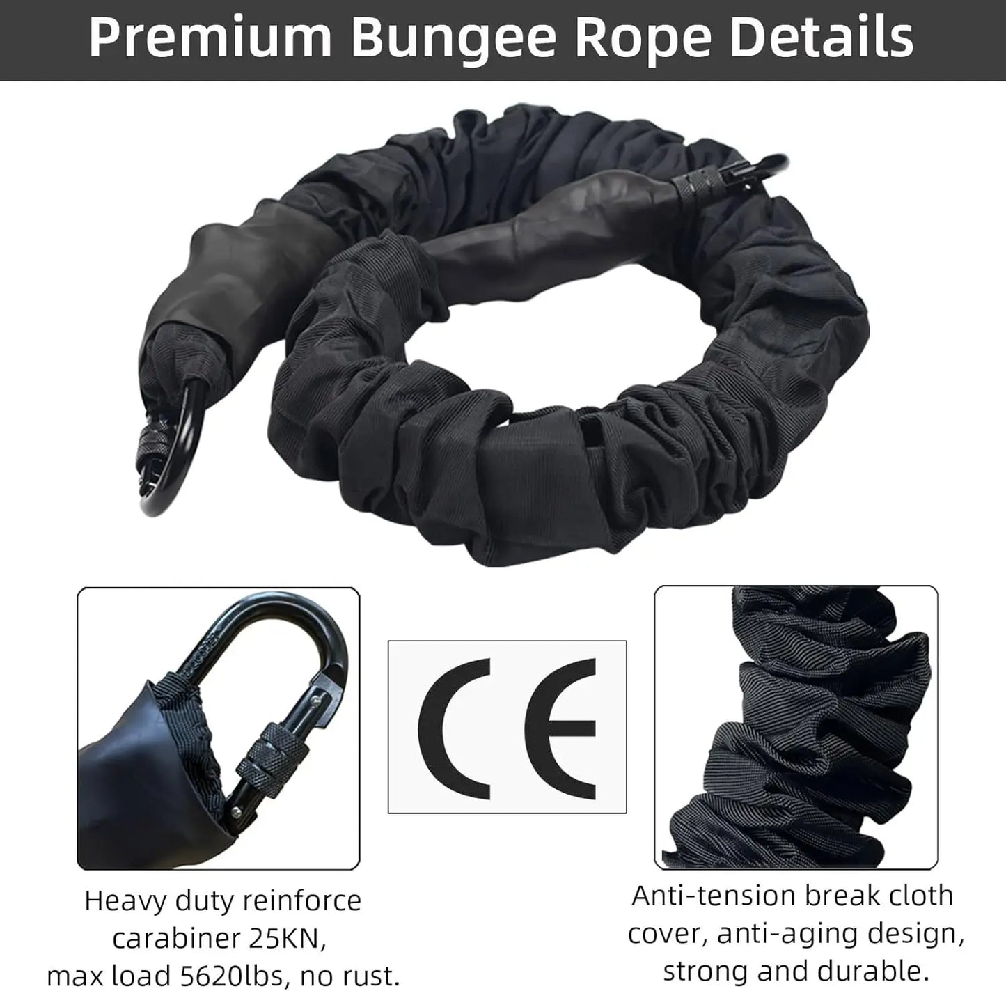 Bungee Fitness Set for Agility & Strength Training
