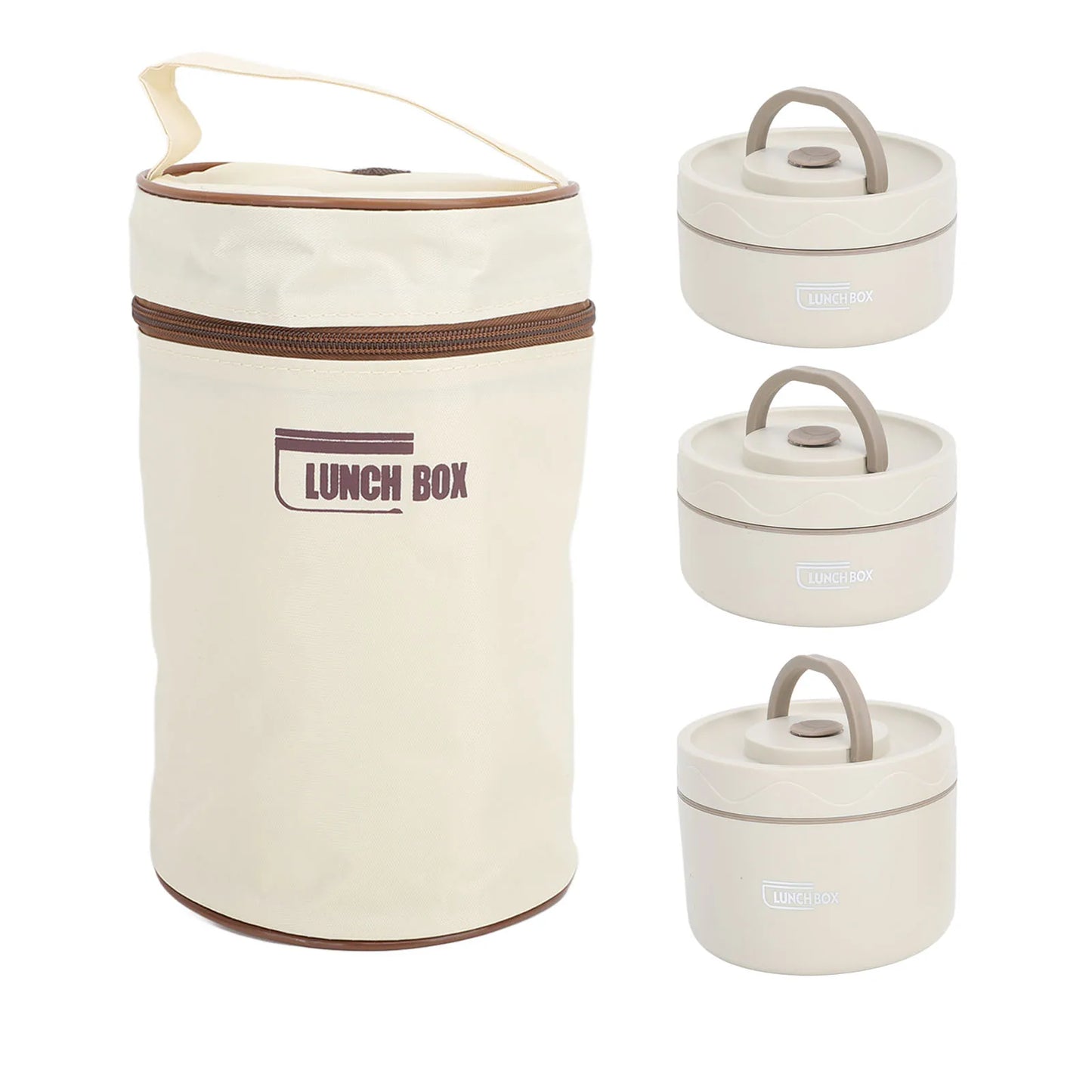 Thermal Lunch Box Stainless Steel Leakproof with Bag
