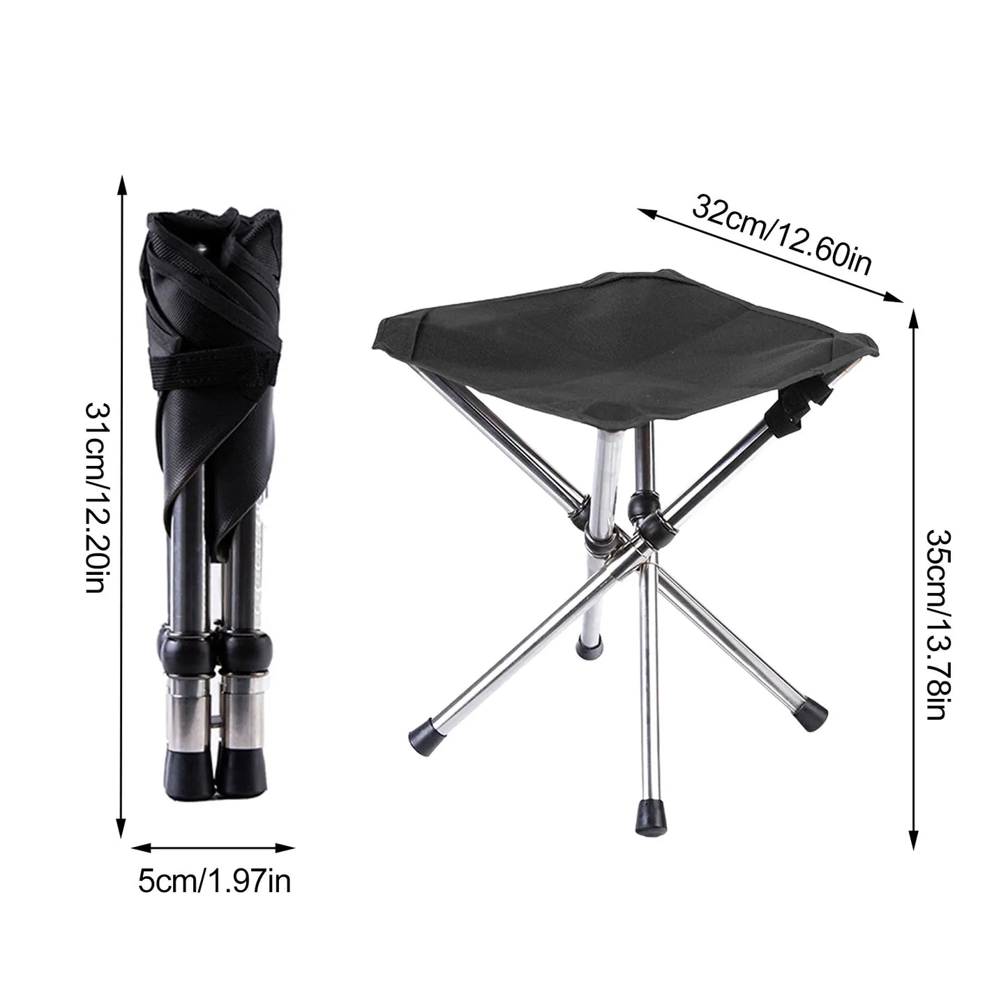 Portable Folding Camping Stool – Lightweight & Stable Seat