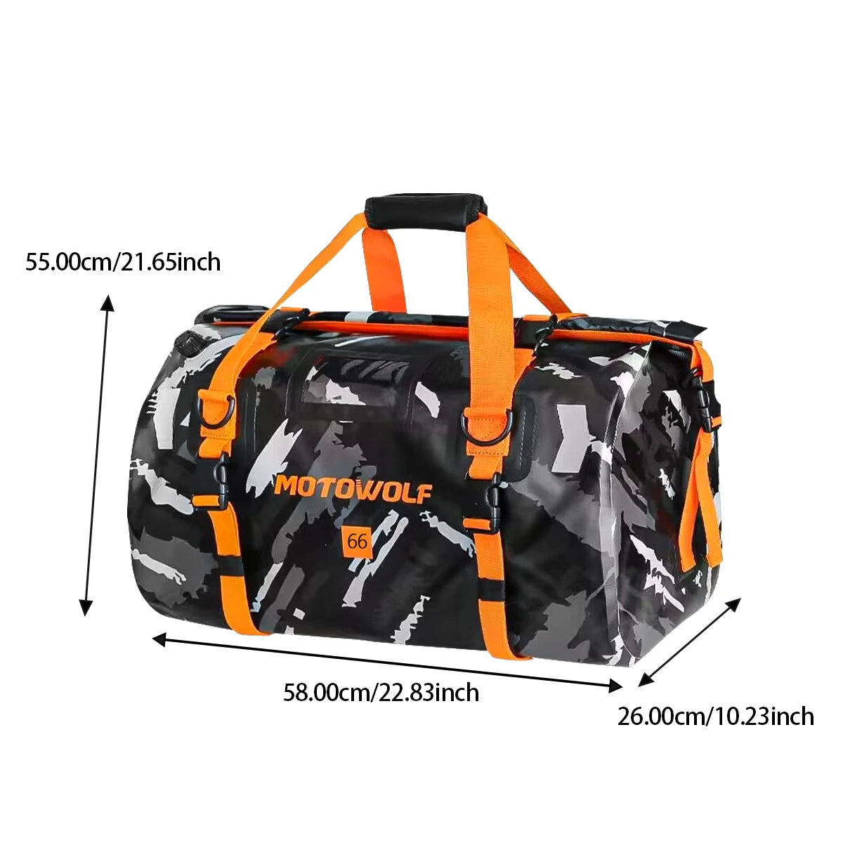 Waterproof Dry Bag for Motorcycle Travel Gear Protection