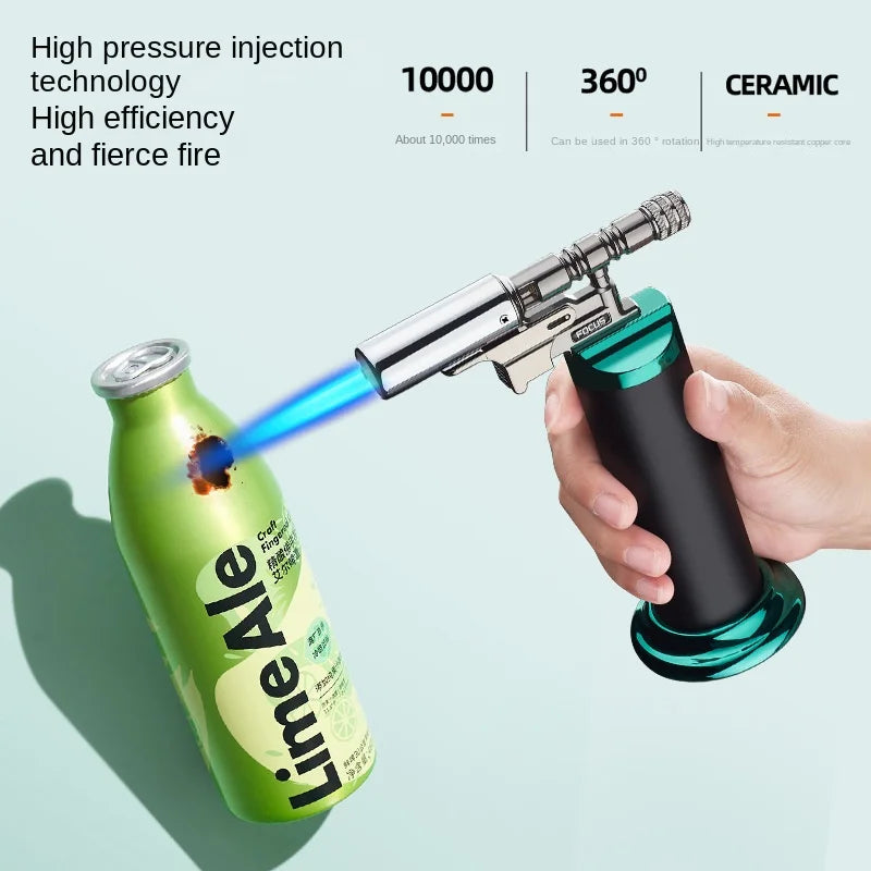 Windproof Butane Torch Lighter for Outdoor Cooking