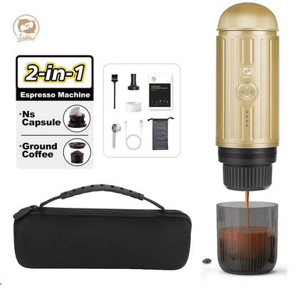 Portable Electric Espresso Maker for Travel & Camping