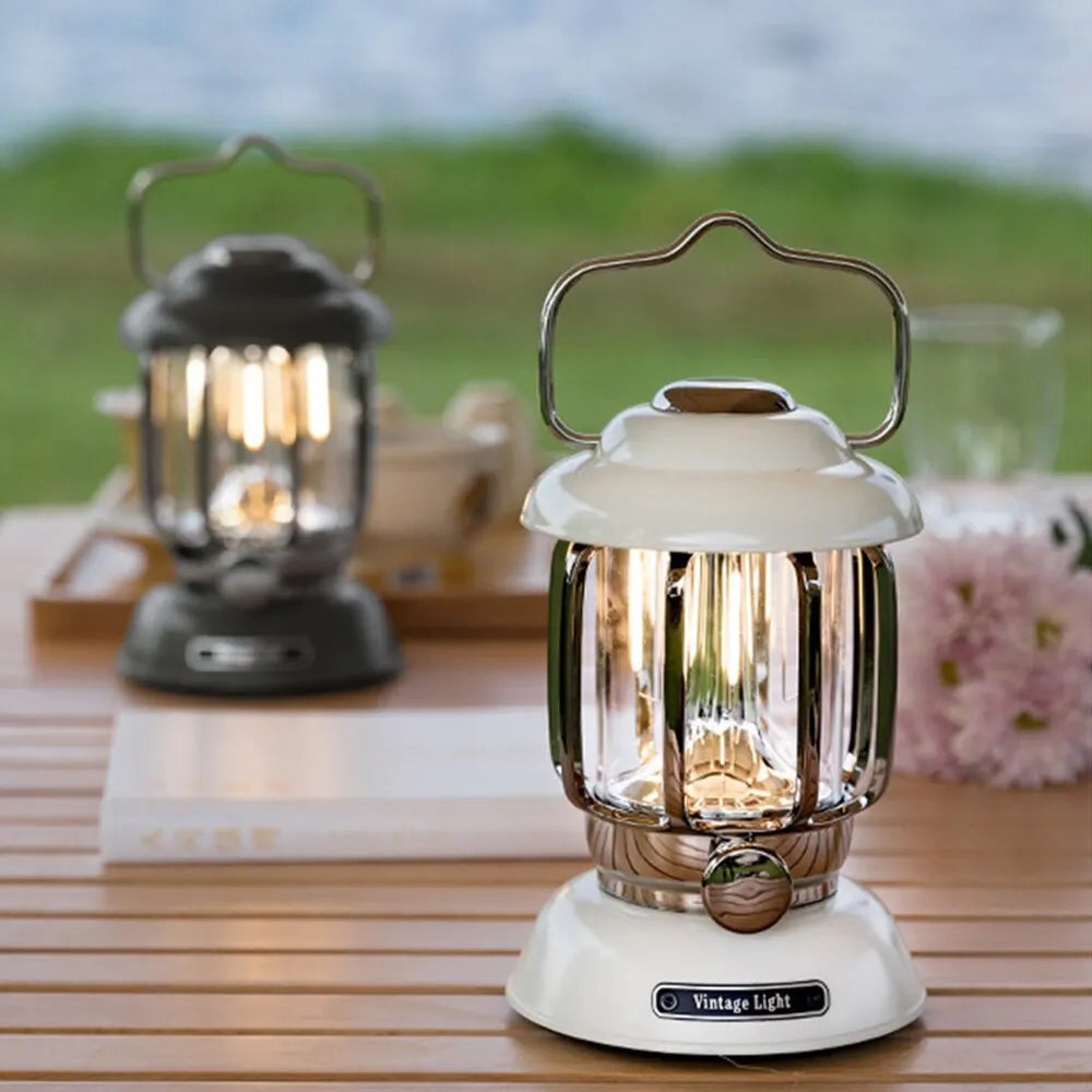 Portable Outdoor Camping Lantern USB Rechargeable Waterproof Light