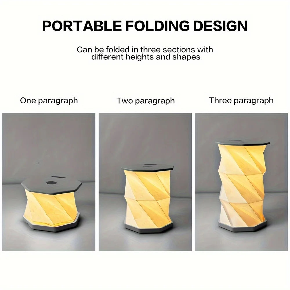 Foldable Camping Lantern with Adjustable LED Mood Light