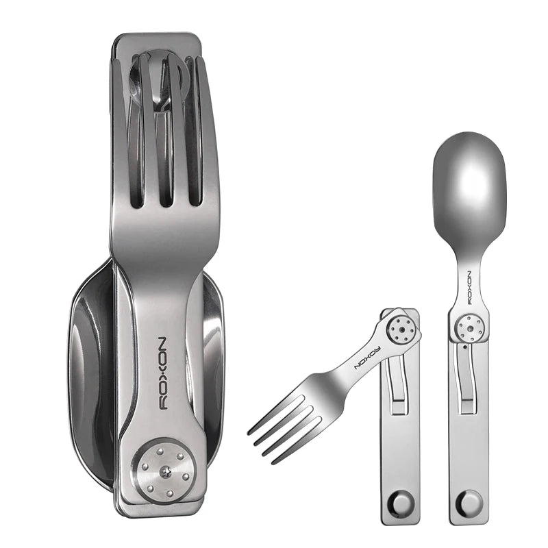Camping Cutlery Set 3-in-1 – Compact Travel Utensils