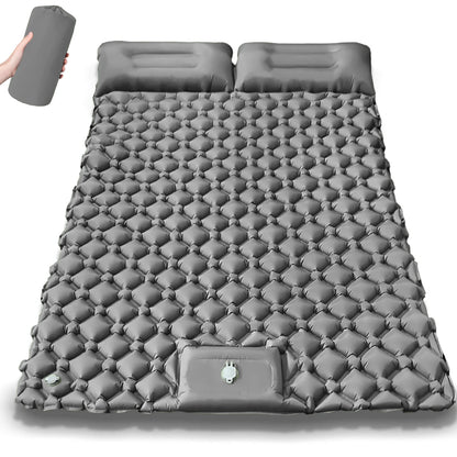 Double Inflatable Sleeping Pad – Extra Wide Comfort