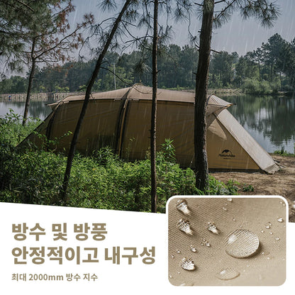 4-6 Person Tunnel Camping Tent Spacious All-Season Shelter