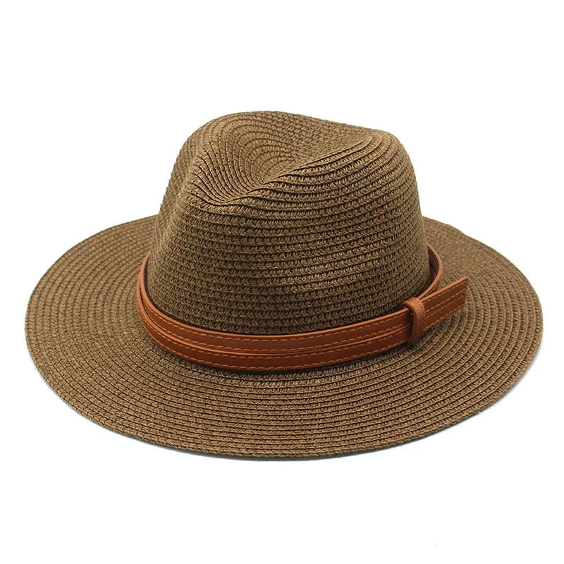 Beach Sun Hat Straw Visor for UV Protection