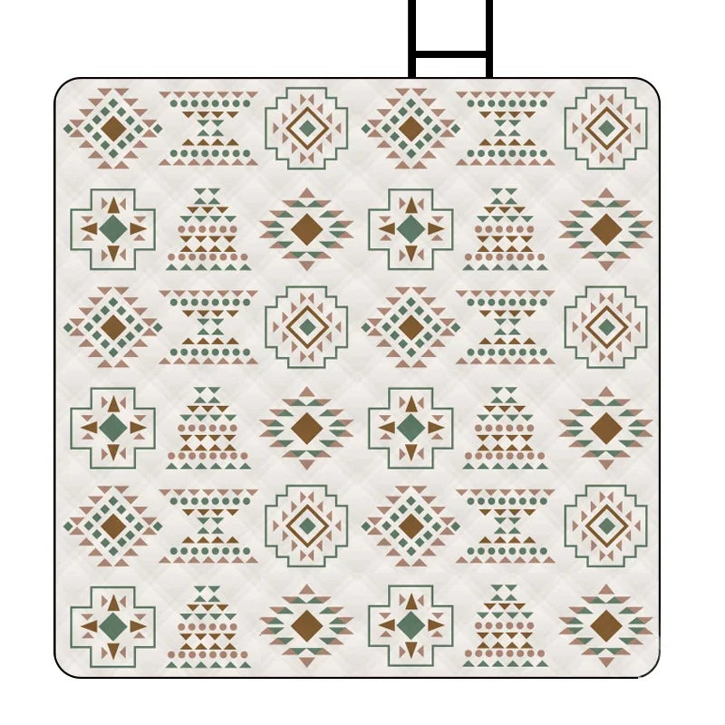 Waterproof Camping Picnic Mat 2x2m Foldable & Washable