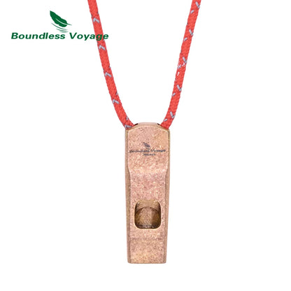 Titanium Survival Whistle – 120dB Emergency Safety Tool