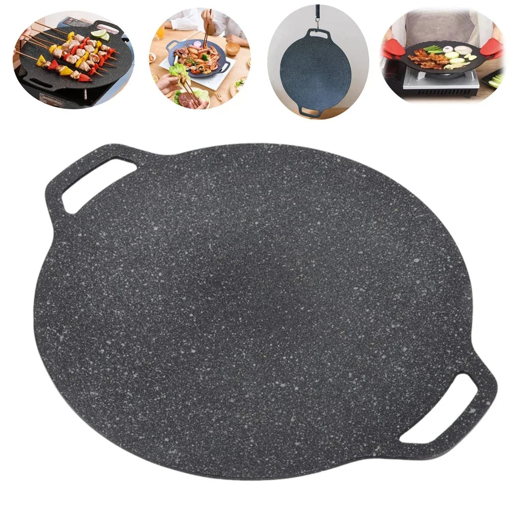 Outdoor BBQ Grill Pan – Non-Stick Portable Cooking Tray