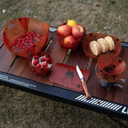 Foldable Camping Tableware Set – Portable & Food-Safe