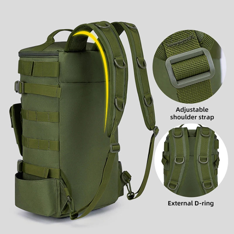 Fishing Backpack with Rod Holders & Large Storage