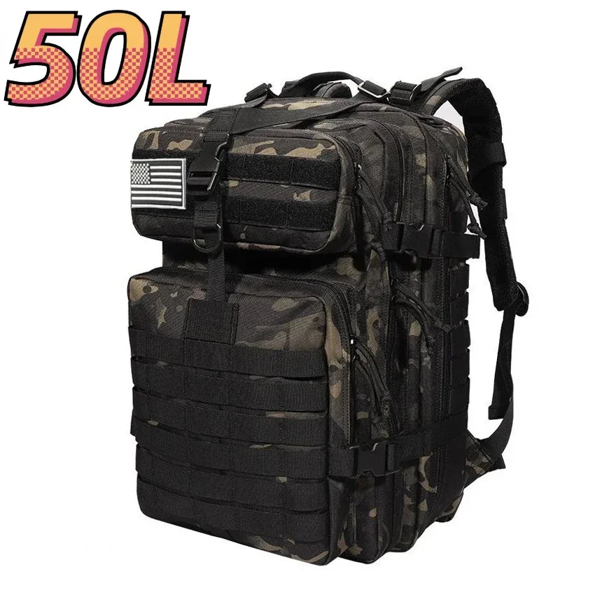 Waterproof Tactical Hiking Backpack 30L/50L Durable