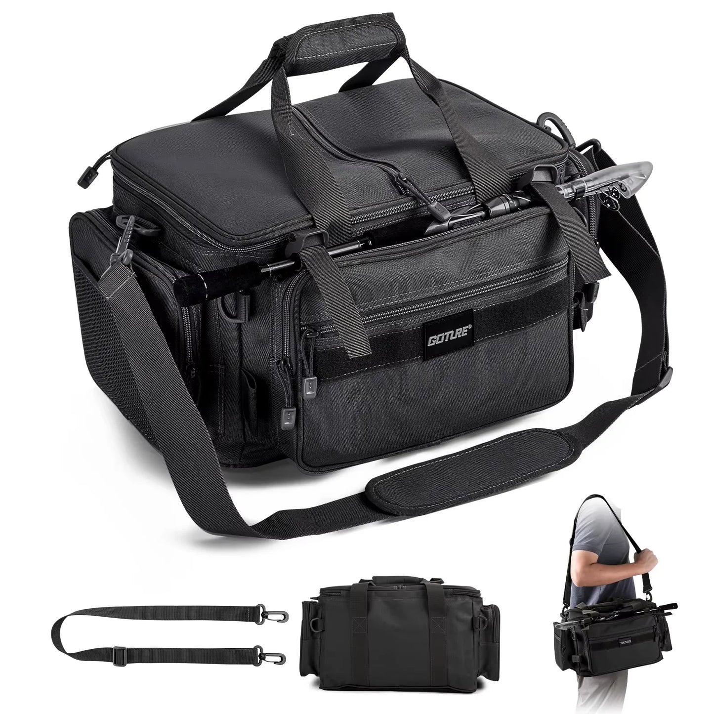 Fishing Tackle Storage Bag – Waterproof Large Capacity