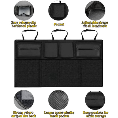Car Organizer Backseat Hanging Kit – Max Storage & Space