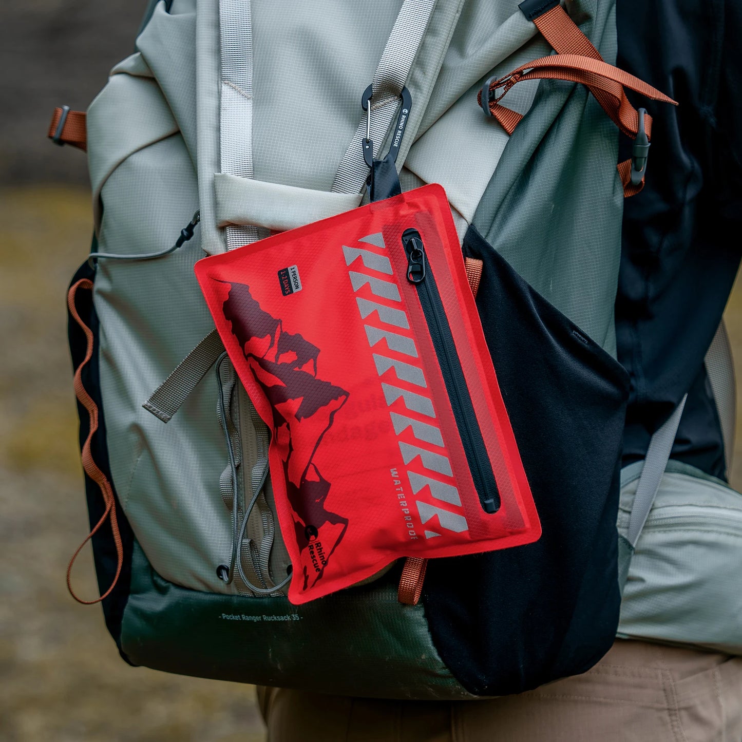 Small Waterproof First Aid Kit for Hiking Safety