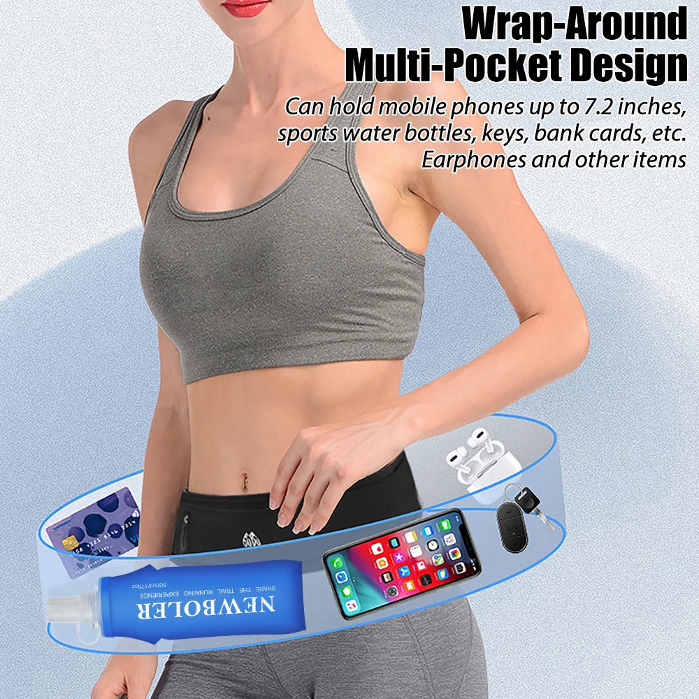 Running Waist Bag with Secure Phone Storage